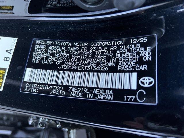 new 2026 Toyota Corolla Hybrid car, priced at $26,079