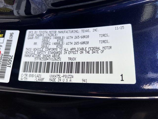 new 2026 Toyota Tundra Hybrid car, priced at $74,849