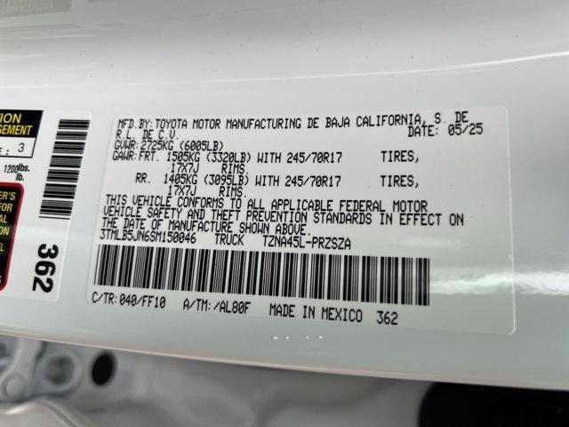 new 2025 Toyota Tacoma car, priced at $44,064