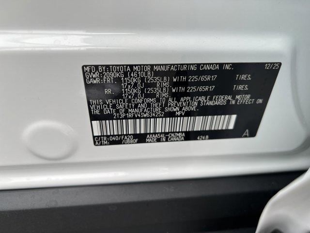 new 2025 Toyota RAV4 car