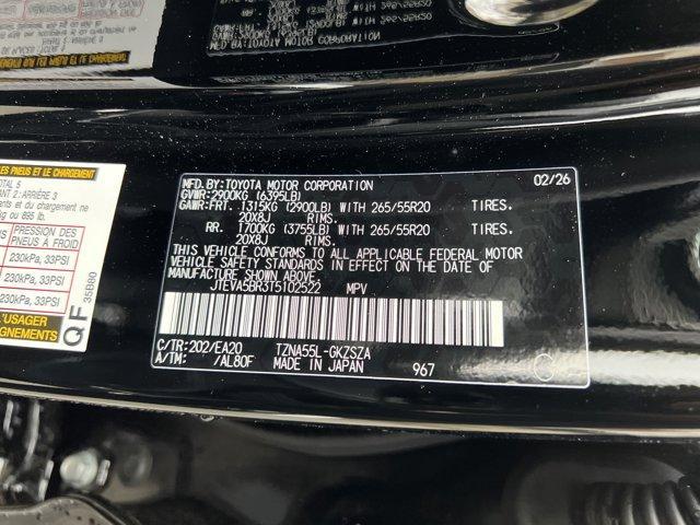 new 2026 Toyota 4Runner car, priced at $54,687