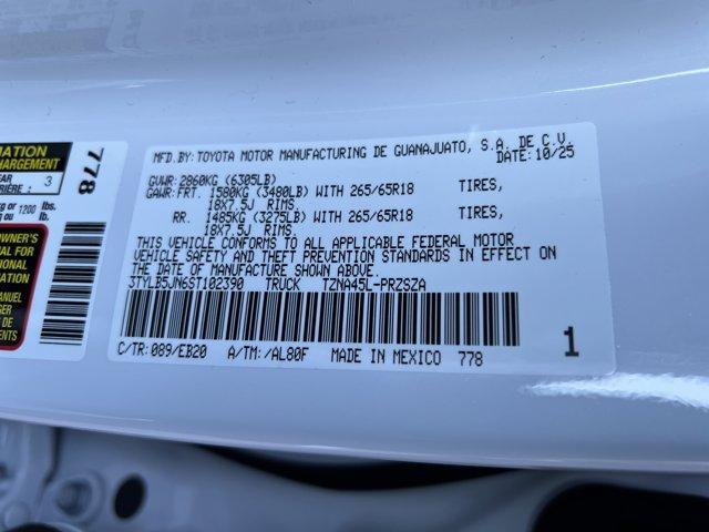 new 2025 Toyota Tacoma car, priced at $53,100