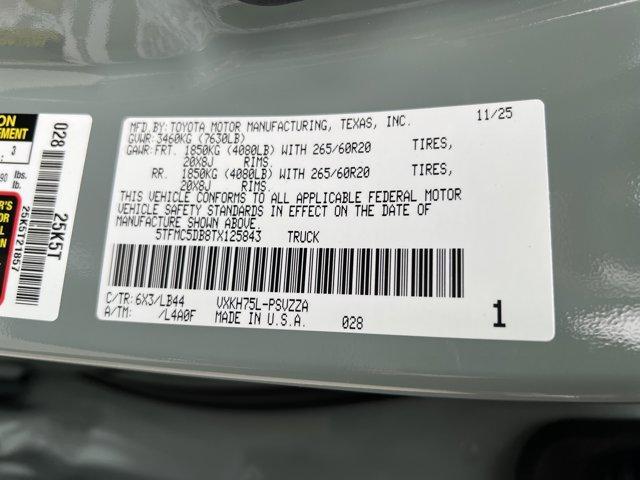 new 2026 Toyota Tundra Hybrid car, priced at $74,774