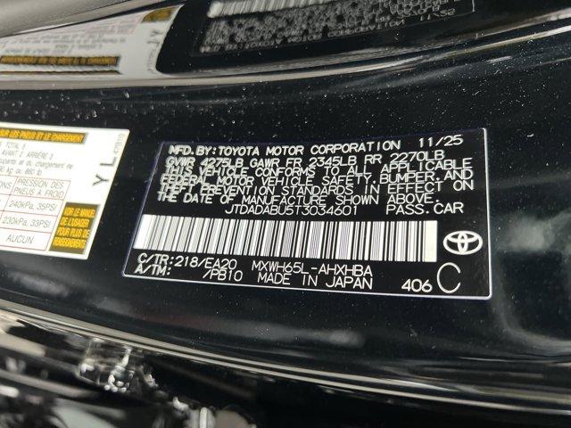 new 2026 Toyota Prius car, priced at $40,114