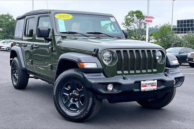 used 2022 Jeep Wrangler Unlimited car, priced at $27,490