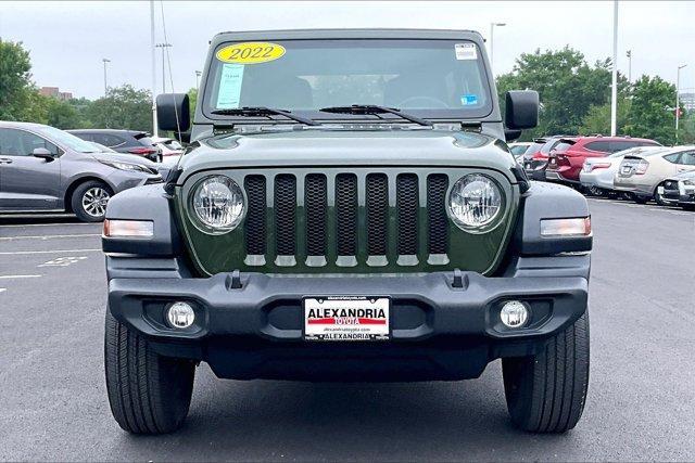 used 2022 Jeep Wrangler Unlimited car, priced at $27,490