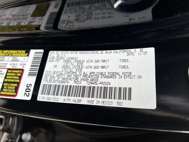 new 2026 Toyota Tacoma car, priced at $46,445