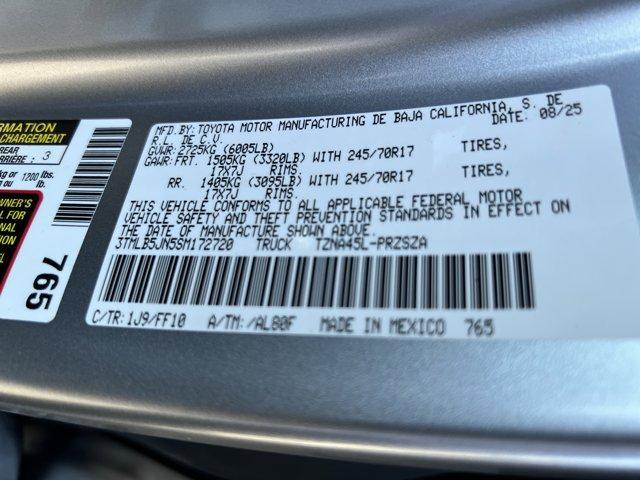 new 2025 Toyota Tacoma car, priced at $43,043