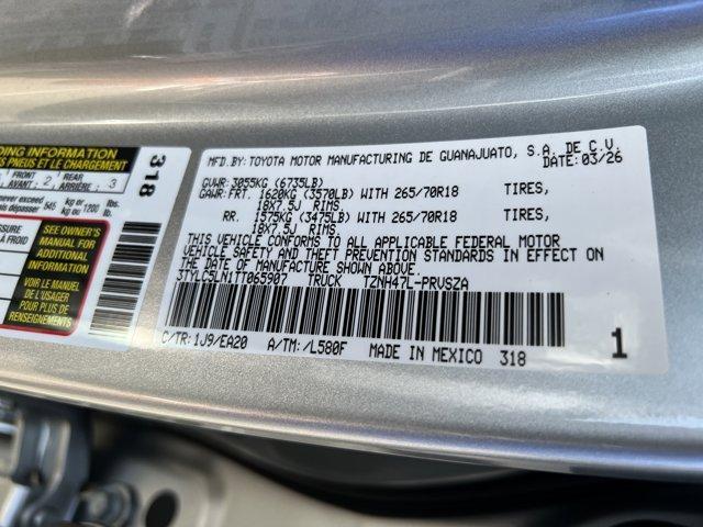 new 2026 Toyota Tacoma Hybrid car, priced at $53,970