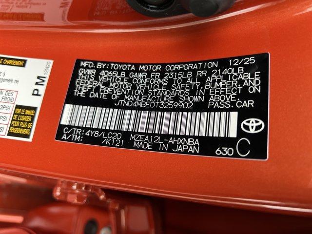 new 2026 Toyota Corolla Hatchback car, priced at $28,284