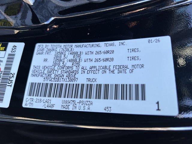 new 2026 Toyota Tundra Hybrid car, priced at $68,264