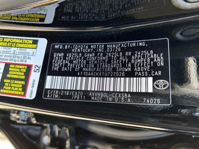 new 2026 Toyota Camry car