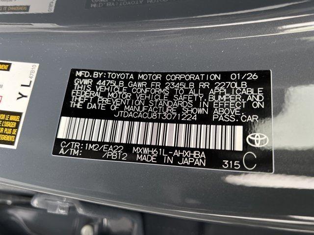 new 2026 Toyota Prius Plug-In Hybrid car, priced at $42,989