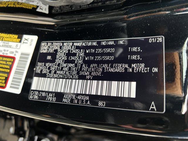 new 2026 Toyota Highlander Hybrid car, priced at $56,858