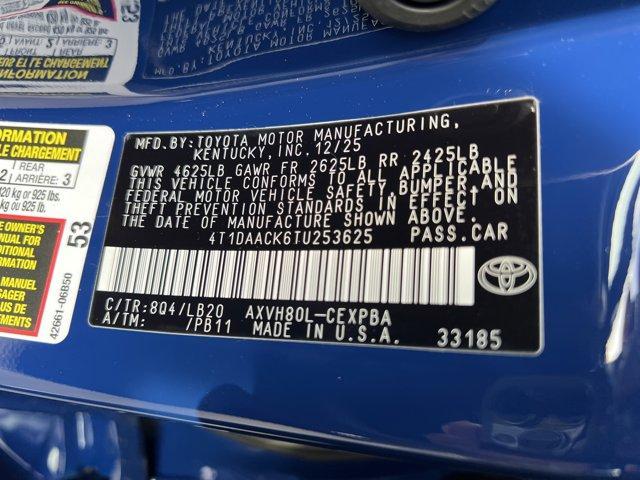 new 2026 Toyota Camry car, priced at $38,044