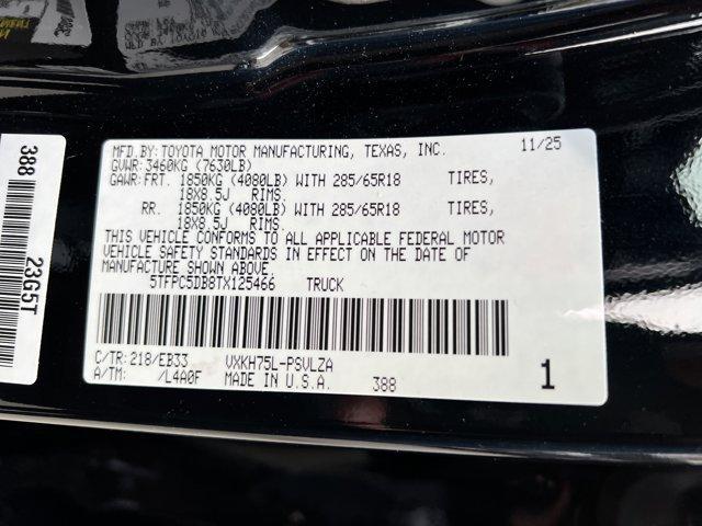 new 2026 Toyota Tundra Hybrid car, priced at $80,262