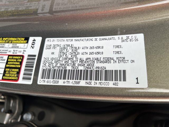 new 2026 Toyota Tacoma Hybrid car, priced at $55,035