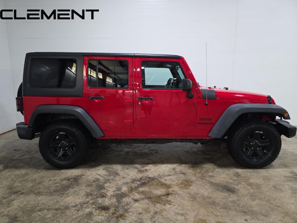 used 2017 Jeep Wrangler Unlimited car, priced at $18,242