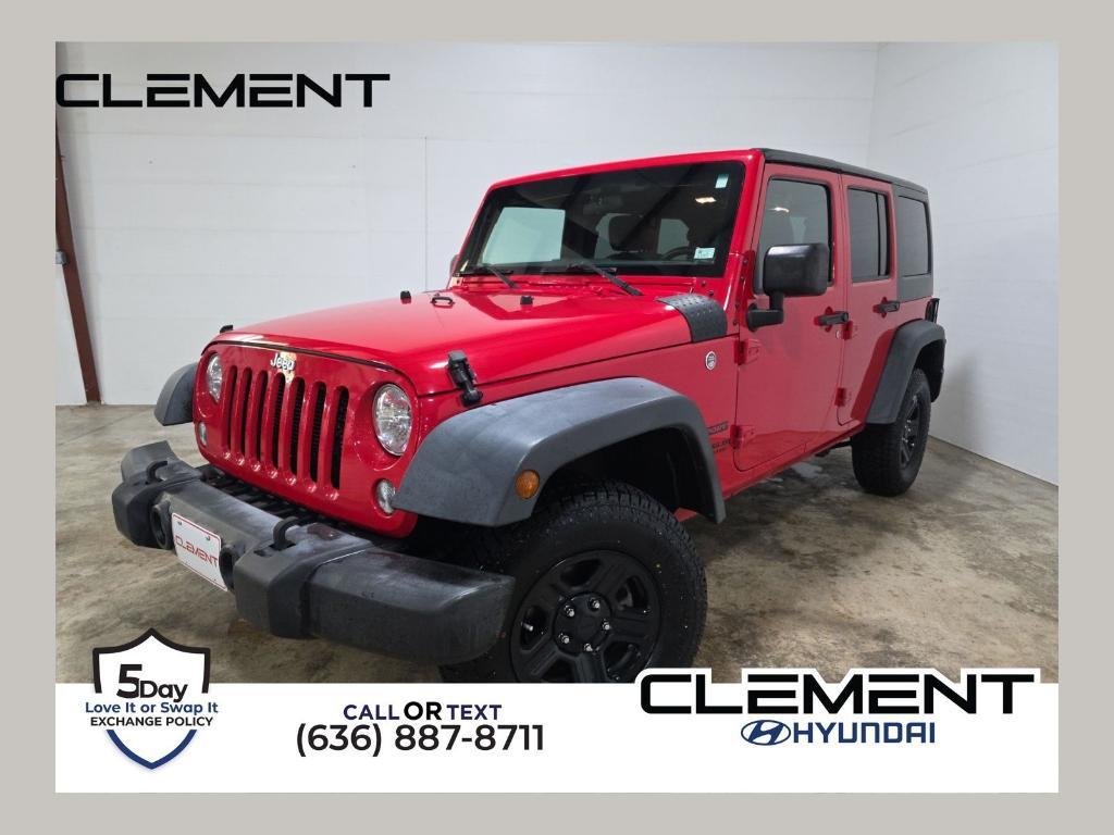 used 2017 Jeep Wrangler Unlimited car, priced at $18,477