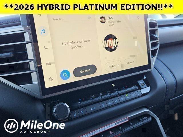 new 2026 Toyota Tundra Hybrid car, priced at $68,167