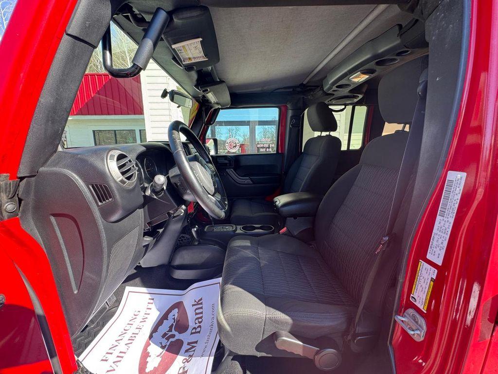 used 2012 Jeep Wrangler Unlimited car, priced at $13,950