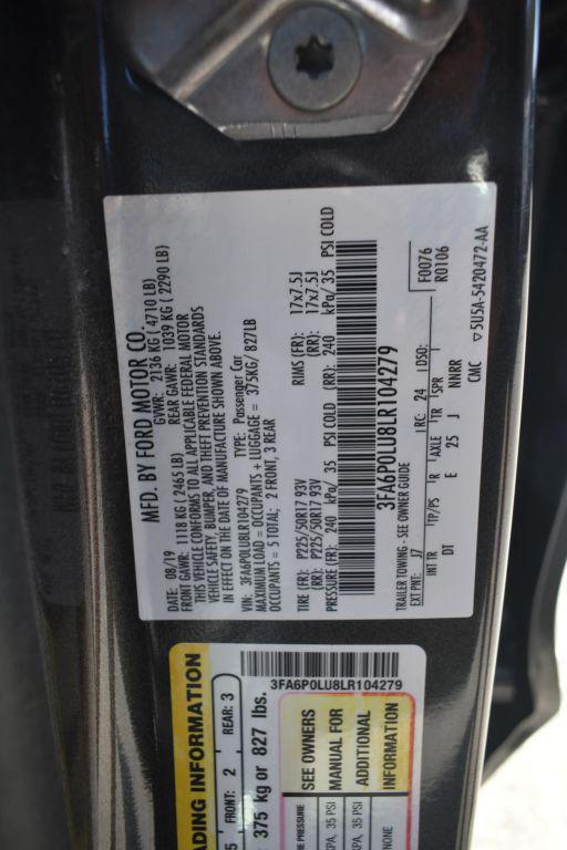 used 2020 Ford Fusion car, priced at $15,495