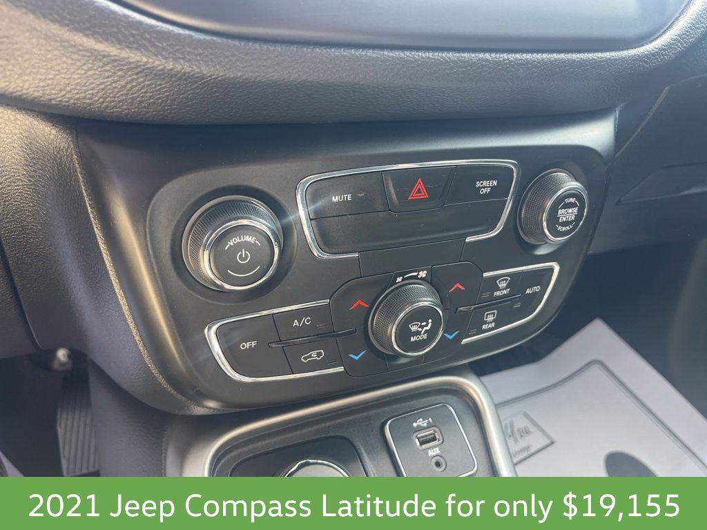 used 2021 Jeep Compass car, priced at $19,155