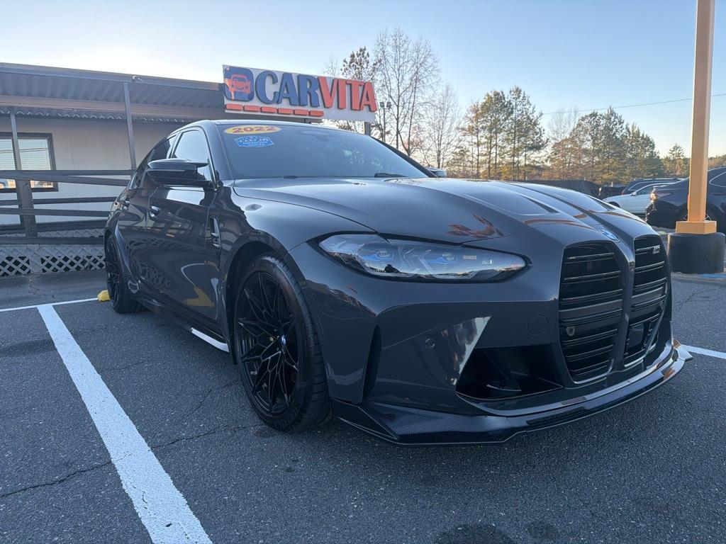 used 2022 BMW M3 car, priced at $74,995
