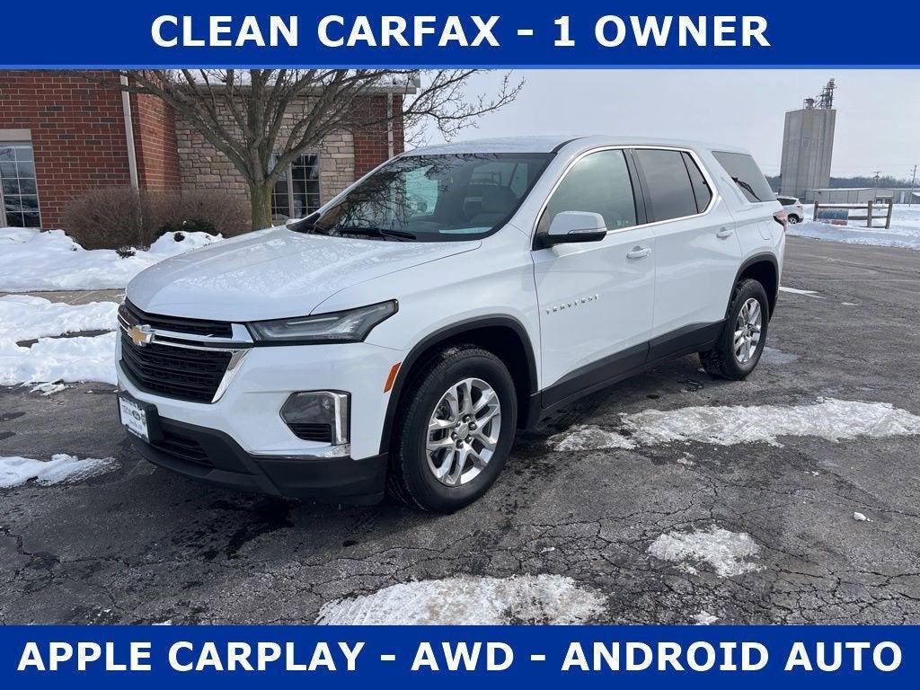 used 2023 Chevrolet Traverse car, priced at $25,695