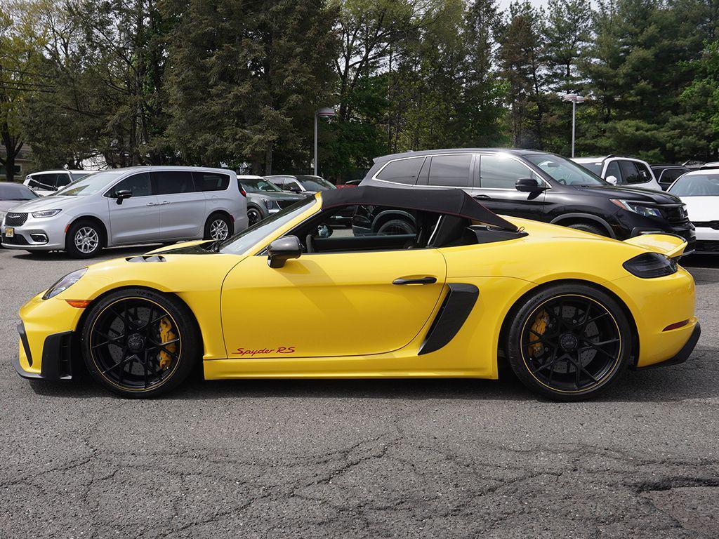 used 2024 Porsche 718 Spyder car, priced at $190,000