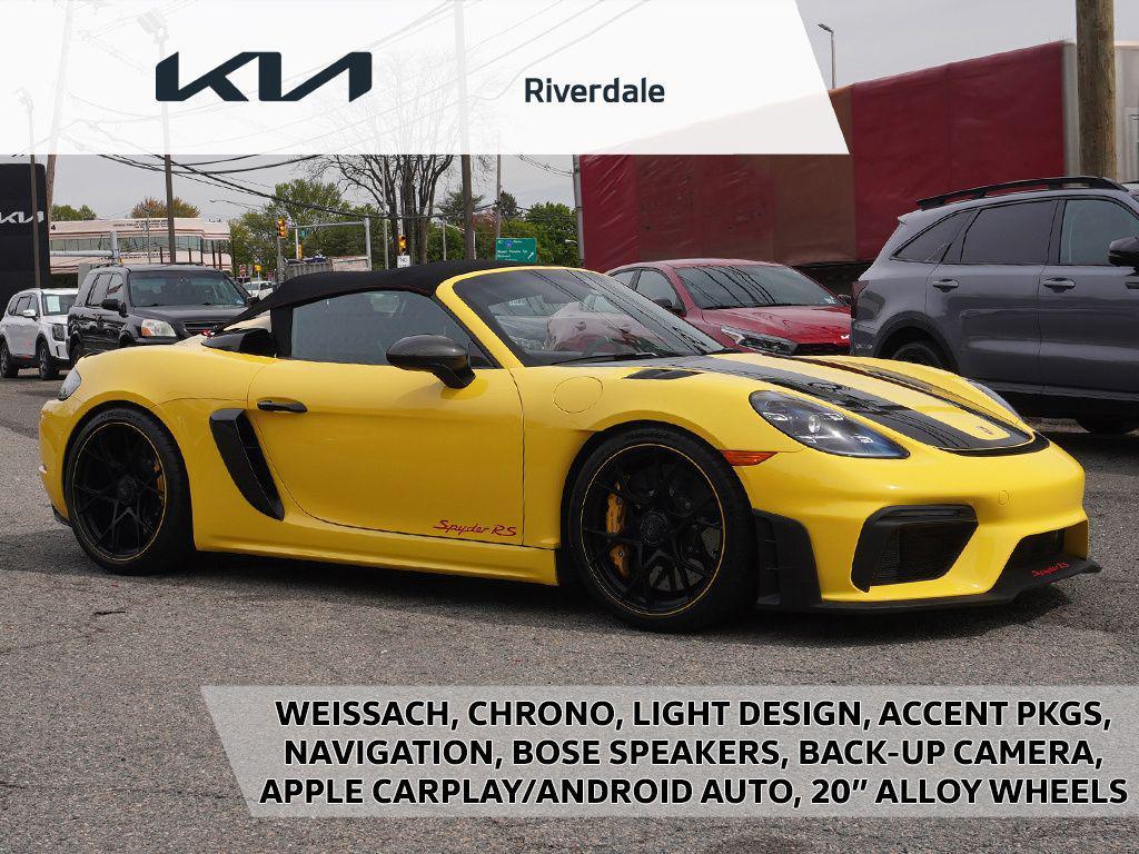 used 2024 Porsche 718 Spyder car, priced at $194,990