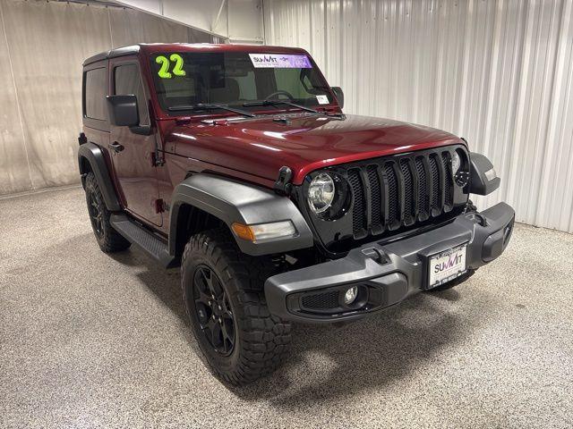 used 2022 Jeep Wrangler car, priced at $25,619
