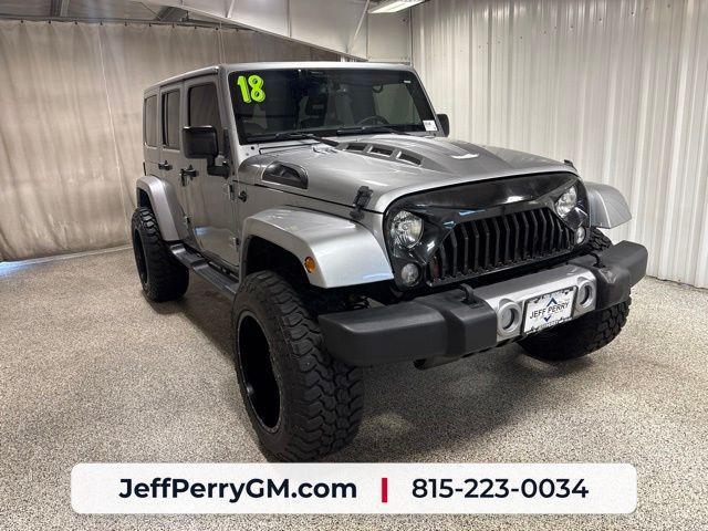 used 2018 Jeep Wrangler JK Unlimited car, priced at $20,769