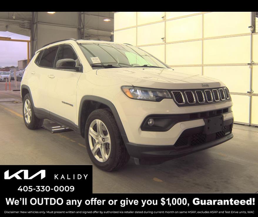 used 2023 Jeep Compass car, priced at $18,250