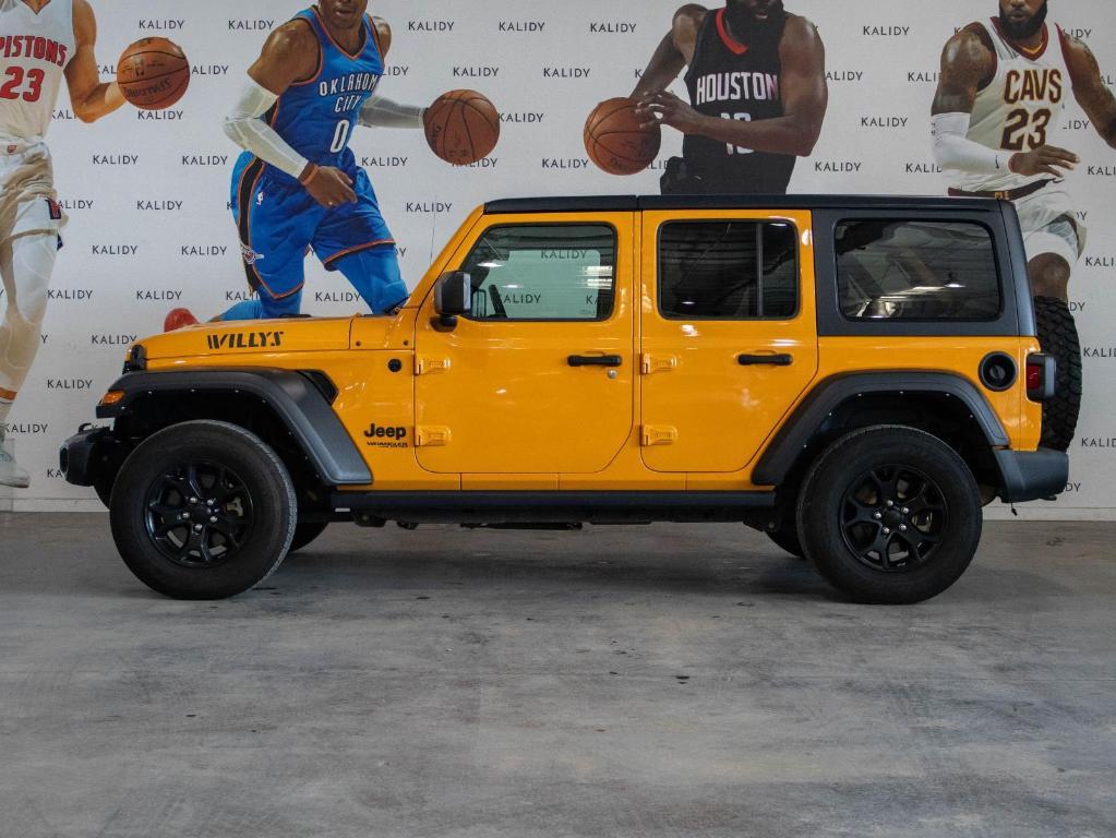 used 2021 Jeep Wrangler Unlimited car, priced at $25,000