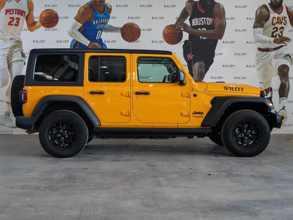 used 2021 Jeep Wrangler Unlimited car, priced at $25,000