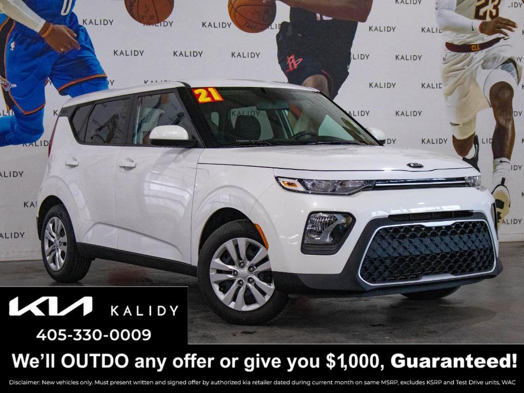 used 2021 Kia Soul car, priced at $15,000