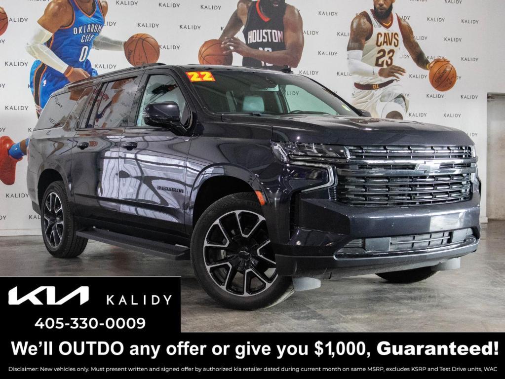 used 2022 Chevrolet Suburban car, priced at $50,500