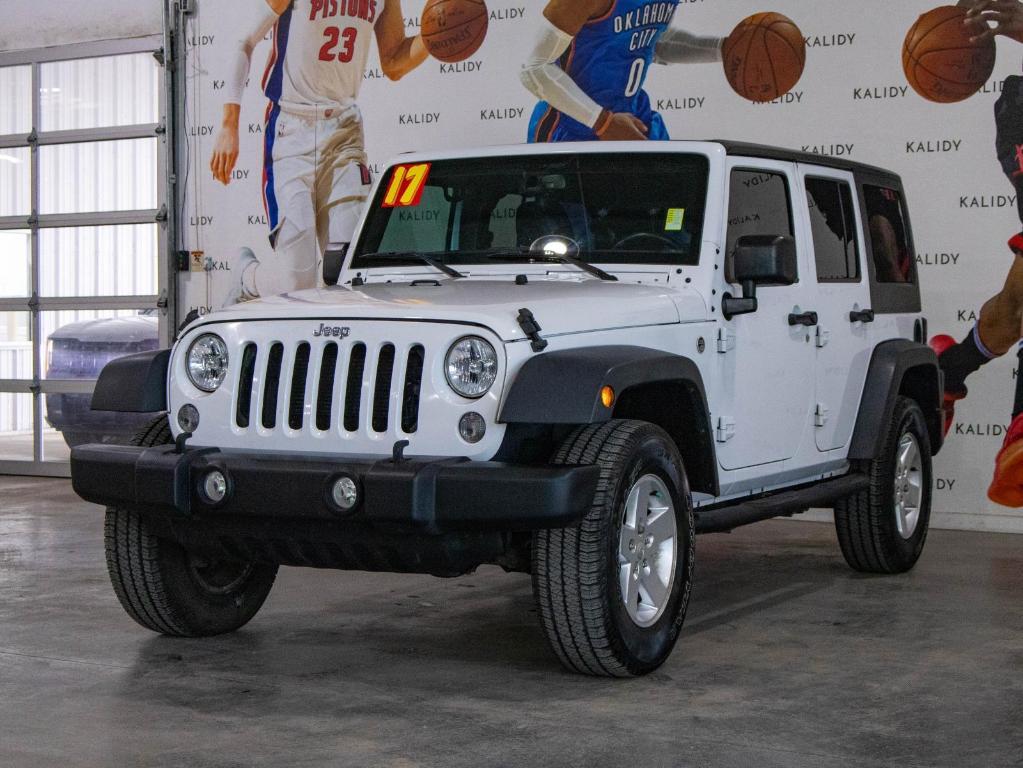 used 2017 Jeep Wrangler Unlimited car, priced at $18,250