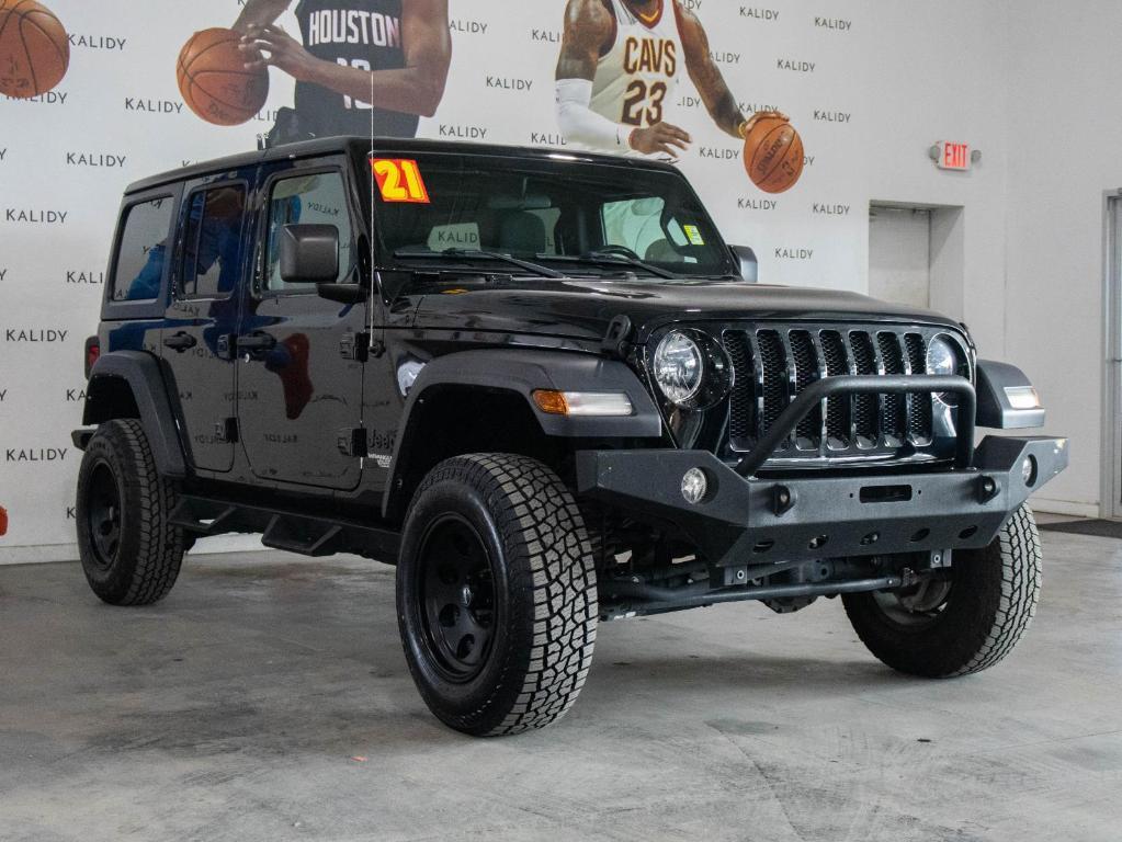 used 2021 Jeep Wrangler Unlimited car, priced at $27,000