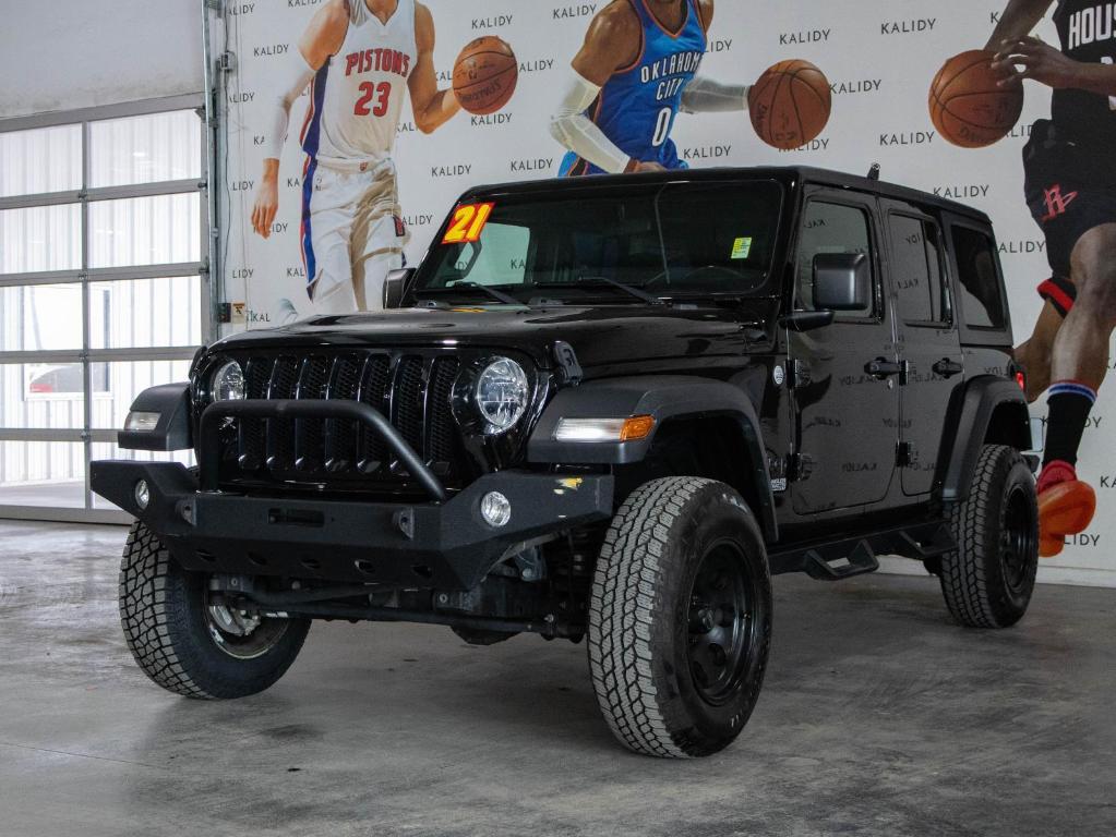 used 2021 Jeep Wrangler Unlimited car, priced at $27,000