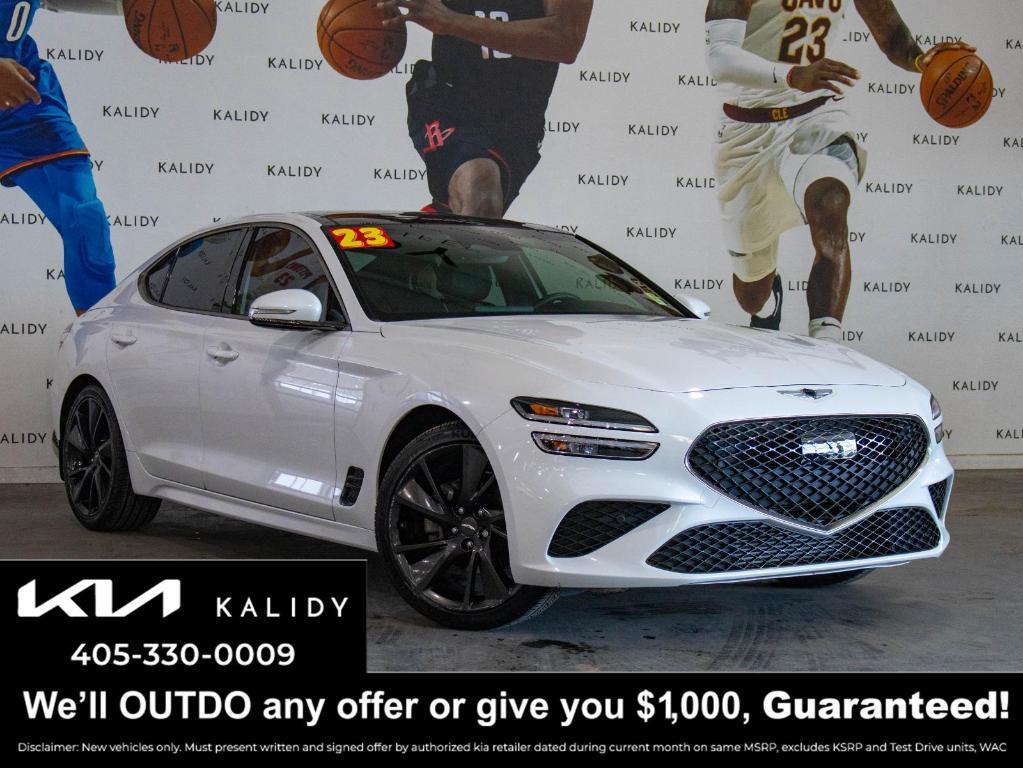 used 2023 Genesis G70 car, priced at $33,500