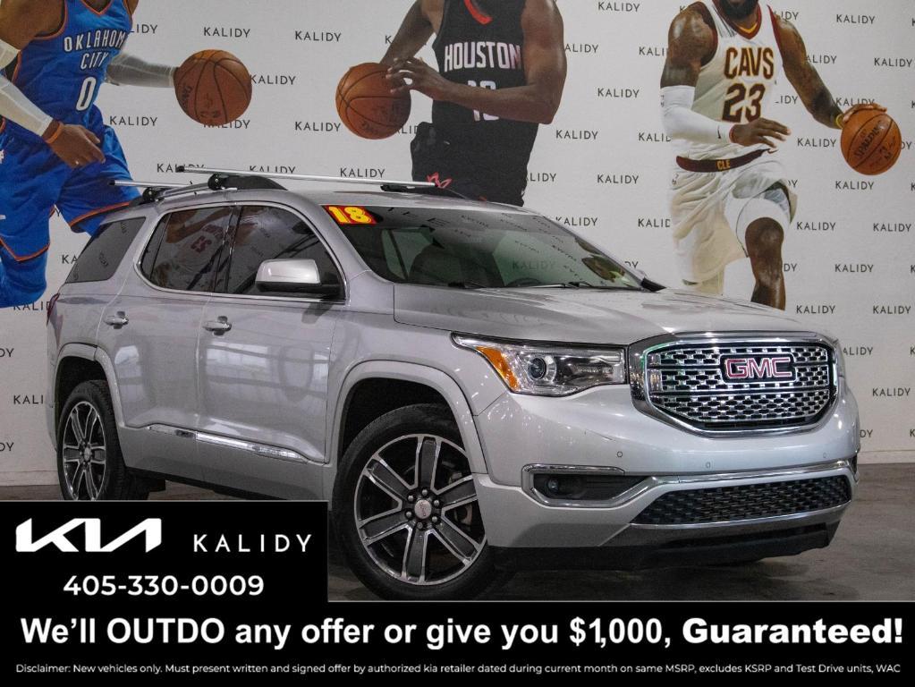used 2018 GMC Acadia car, priced at $16,750