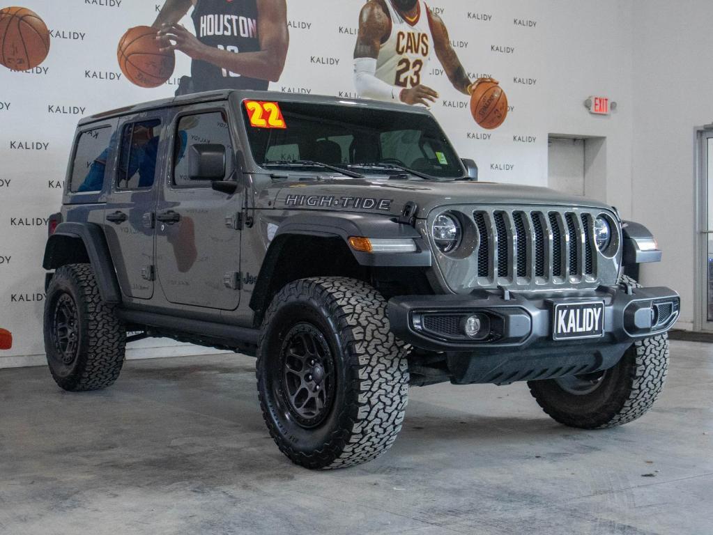used 2022 Jeep Wrangler Unlimited car, priced at $34,750