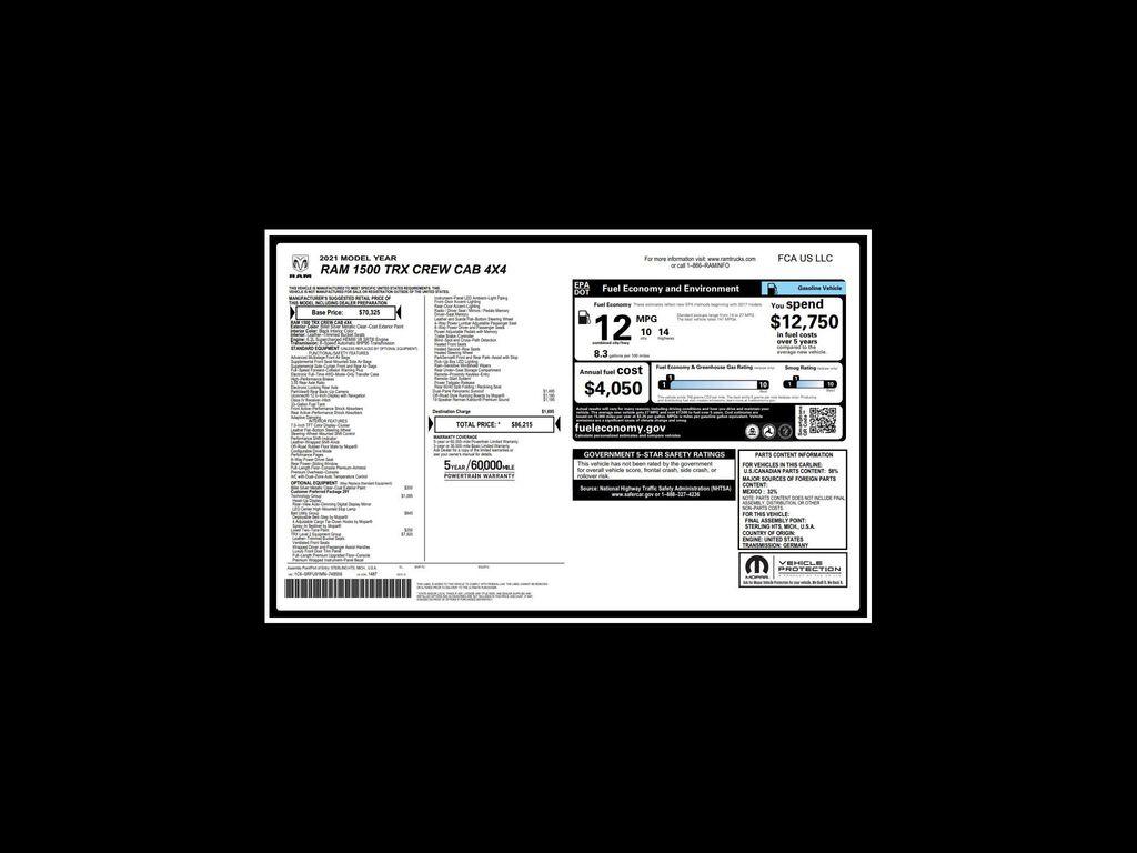 used 2021 Ram 1500 car, priced at $71,998