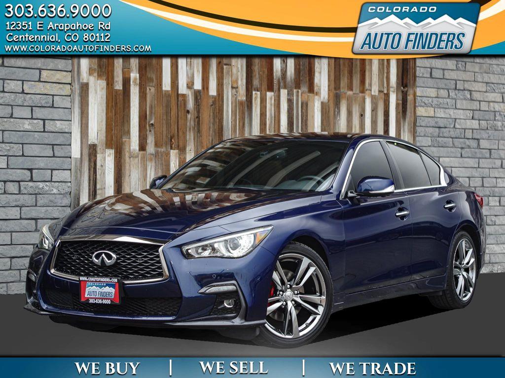 used 2021 INFINITI Q50 car, priced at $31,998