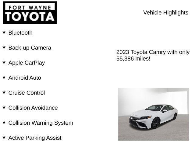 used 2023 Toyota Camry car, priced at $24,204