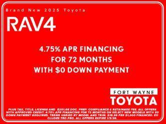 new 2025 Toyota RAV4 car, priced at $35,090