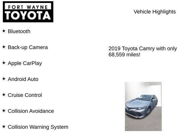 used 2019 Toyota Camry Hybrid car, priced at $20,961