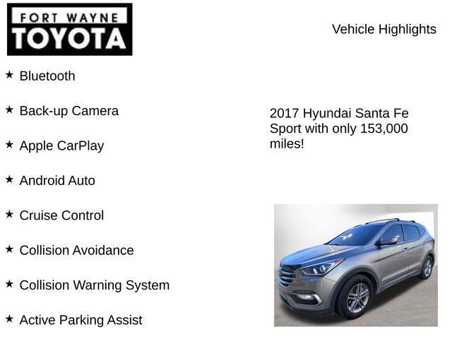 used 2017 Hyundai Santa Fe Sport car, priced at $10,264